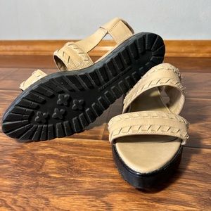 Alexander Wang Beige Platform Sandals